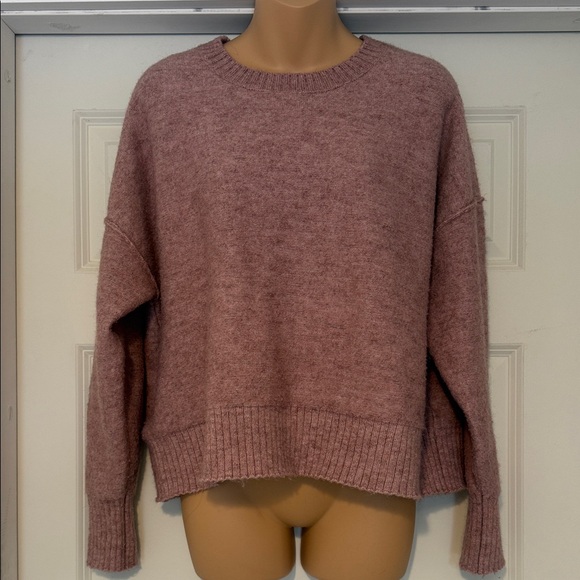 Lucky Brand Sweaters - Lucky Brand Dusty Rose Crew Neck Sweater